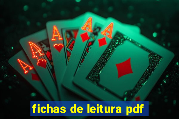 fichas de leitura pdf